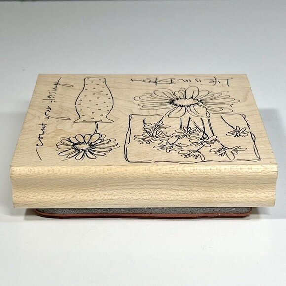 Life is in Bloom Count Your Blessings Rubber Mounted Stamp # JB3301 PrintWorks - Picture 6 of 9